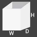 Dump Bins - Angled with Flat Shelf